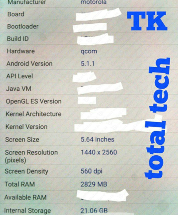 Motorola Moto X 2015