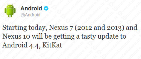 Nexus 7 e Nexus 10