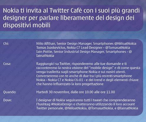 Nokia Twitter Caf�