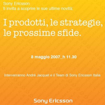 Novità Sony Ericsson
