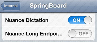 Nuance Dictation