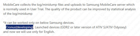 Samsung Cronus
