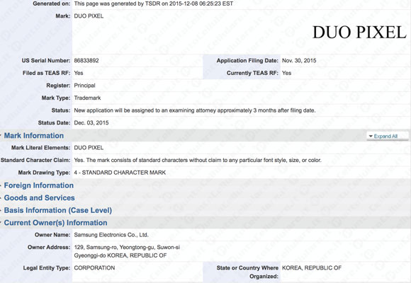 Samsung Duo Pixel
