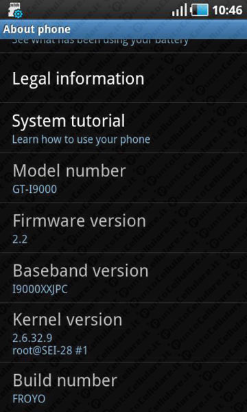Samsung GT i9000 Galaxy S