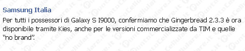 Samsung GT i9000 Galaxy S