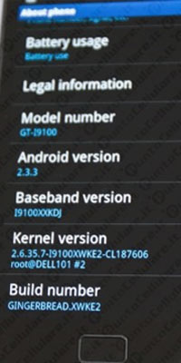 Samsung GT i9100 Galaxy S II