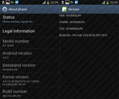 Samsung GT i9100 Galaxy S II