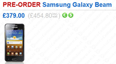 Samsung Galaxy Beam