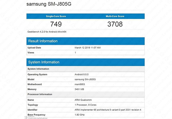 Samsung Galaxy J8 Plus