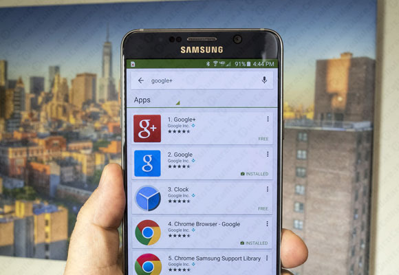 Samsung Galaxy Note 5 applicazione Googl