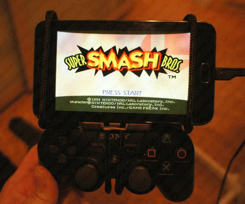 Samsung Galaxy Note joystick della PS3