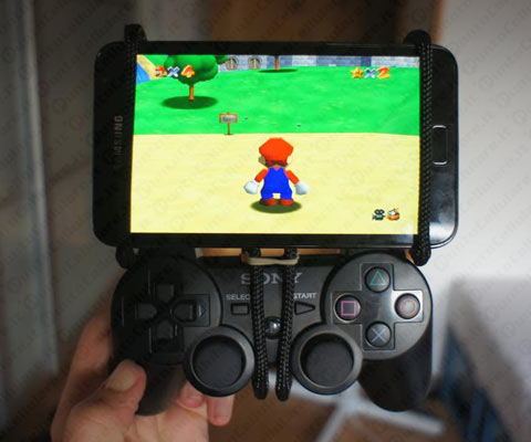 Samsung Galaxy Note joystick della PS3