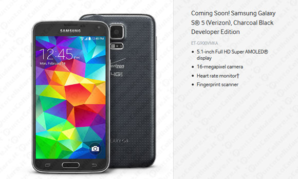 Samsung Galaxy S 5 Developer Editio
