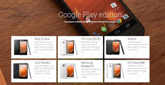 Samsung Galaxy S 5 Google Play Edition