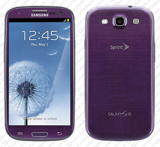 Samsung Galaxy S III Purple
