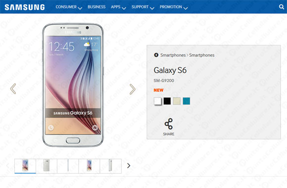 Samsung Galaxy S6 Dual SIM