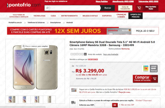 Samsung Galaxy S6 Dual SIM