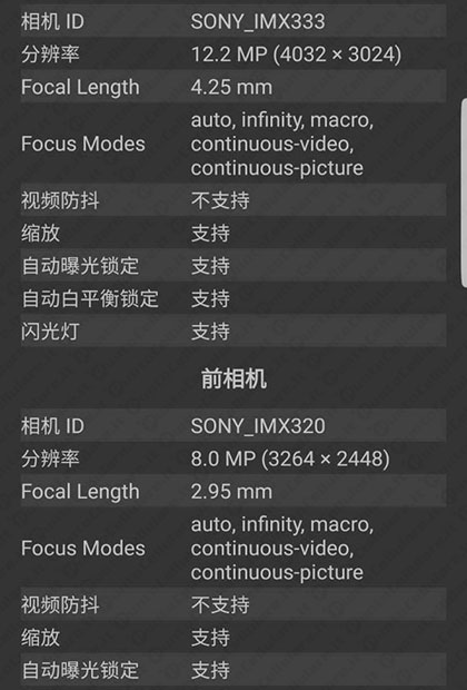 Samsung Galaxy S8 fotocamera