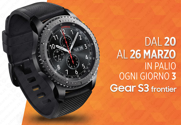 Samsung Gear S3 Frontier - in palio con il concorso Wind sulle ricariche