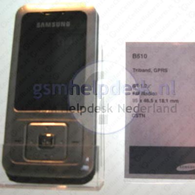 Samsung M620, B510 e B300