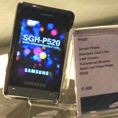 Samsung SGH P520 Armani