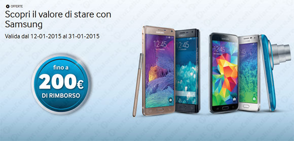 Samsung promo rimborso