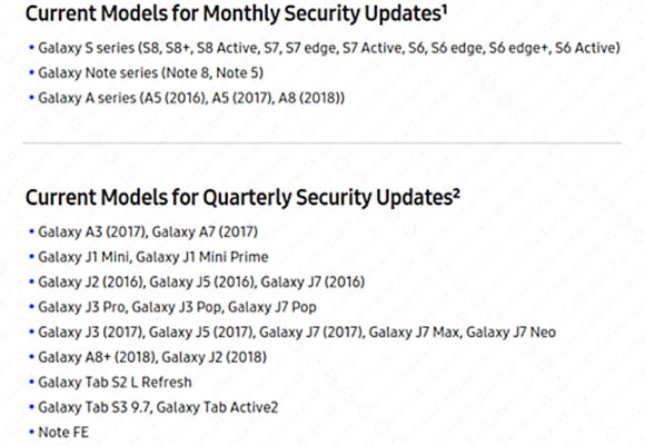 Security Updates
