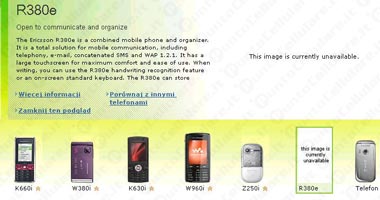 Sony Ericsson R380e