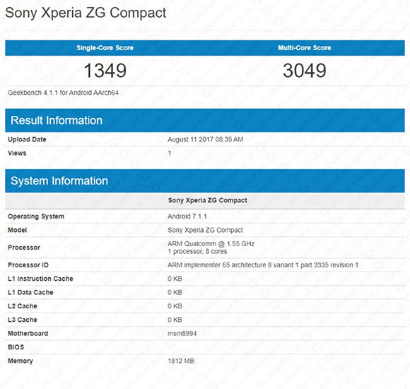 Sony Xperia ZG Compact