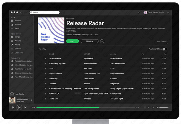 Spotify Release Radar'