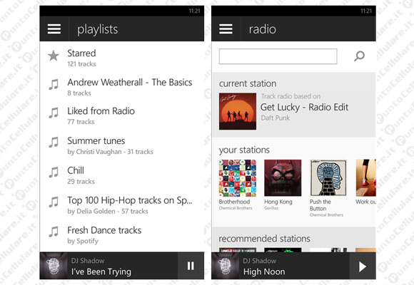 Spotify Windows Phone