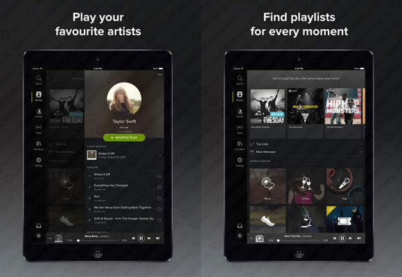 Spotify iPad