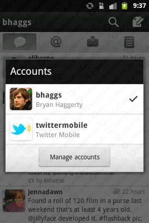 Twitter per Android