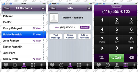 Viber su iPhone