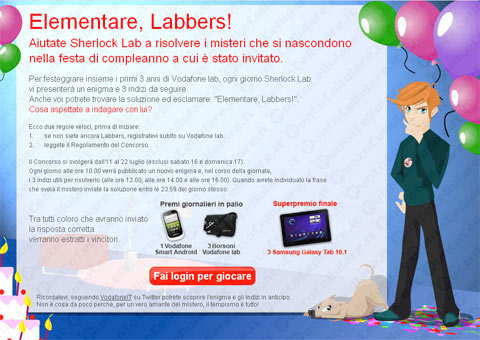 Vodafone Lab Social Hunt