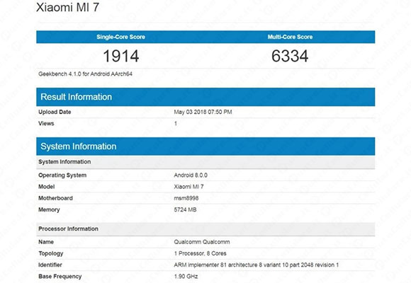 Xiaomi Mi 7