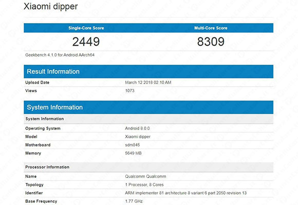 Xiaomi Mi 7