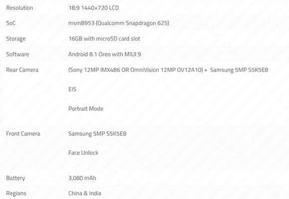 Xiaomi Redmi S2