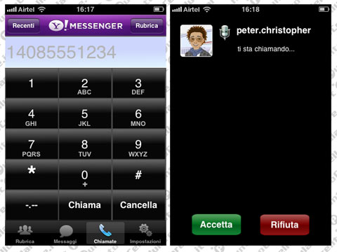 Yahoo Messenger per iPhone