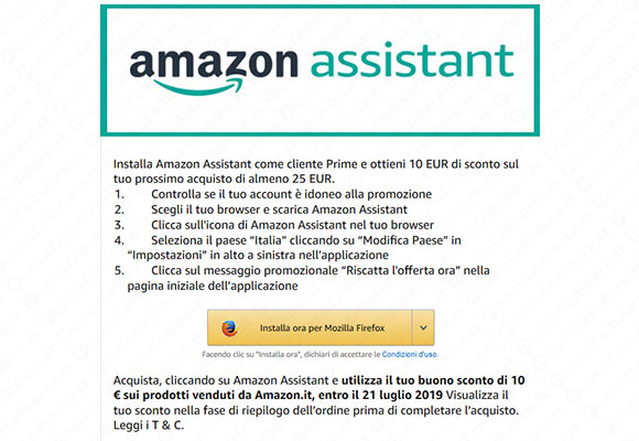 amazon buono sconto