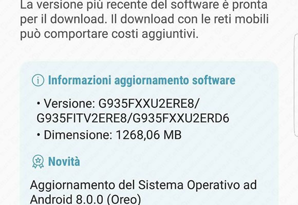 galaxy s7 edge android oreo