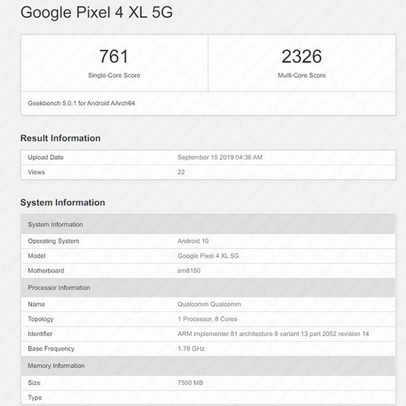 google pixel 4 xl 5g