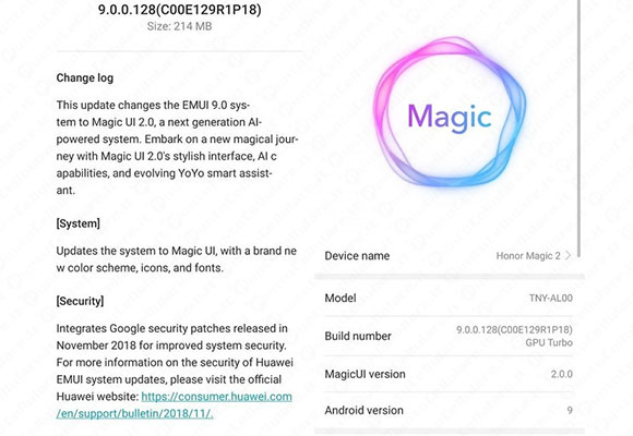 honor magic 2