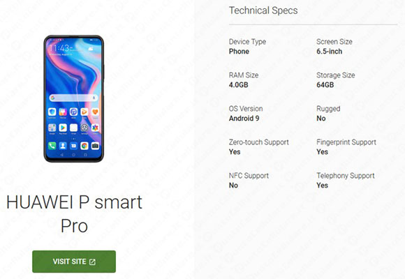 huawei p smart pro