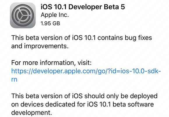 iOS 10.1