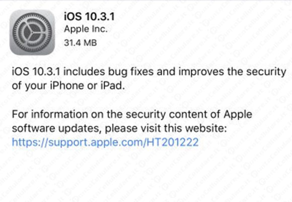 iOS 10.3.1