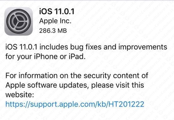 iOS 11.0.1