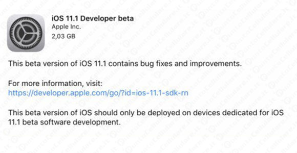 iOS 11.1