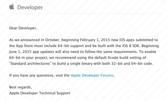 iOS 64 bit