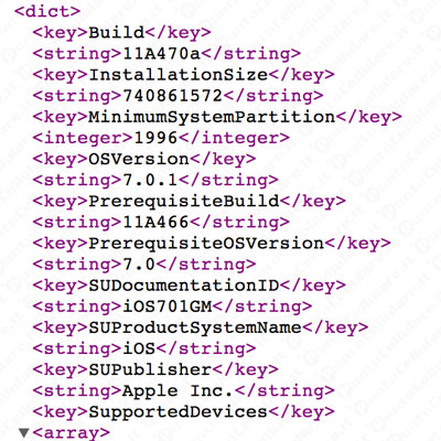 iOS 7.0.1